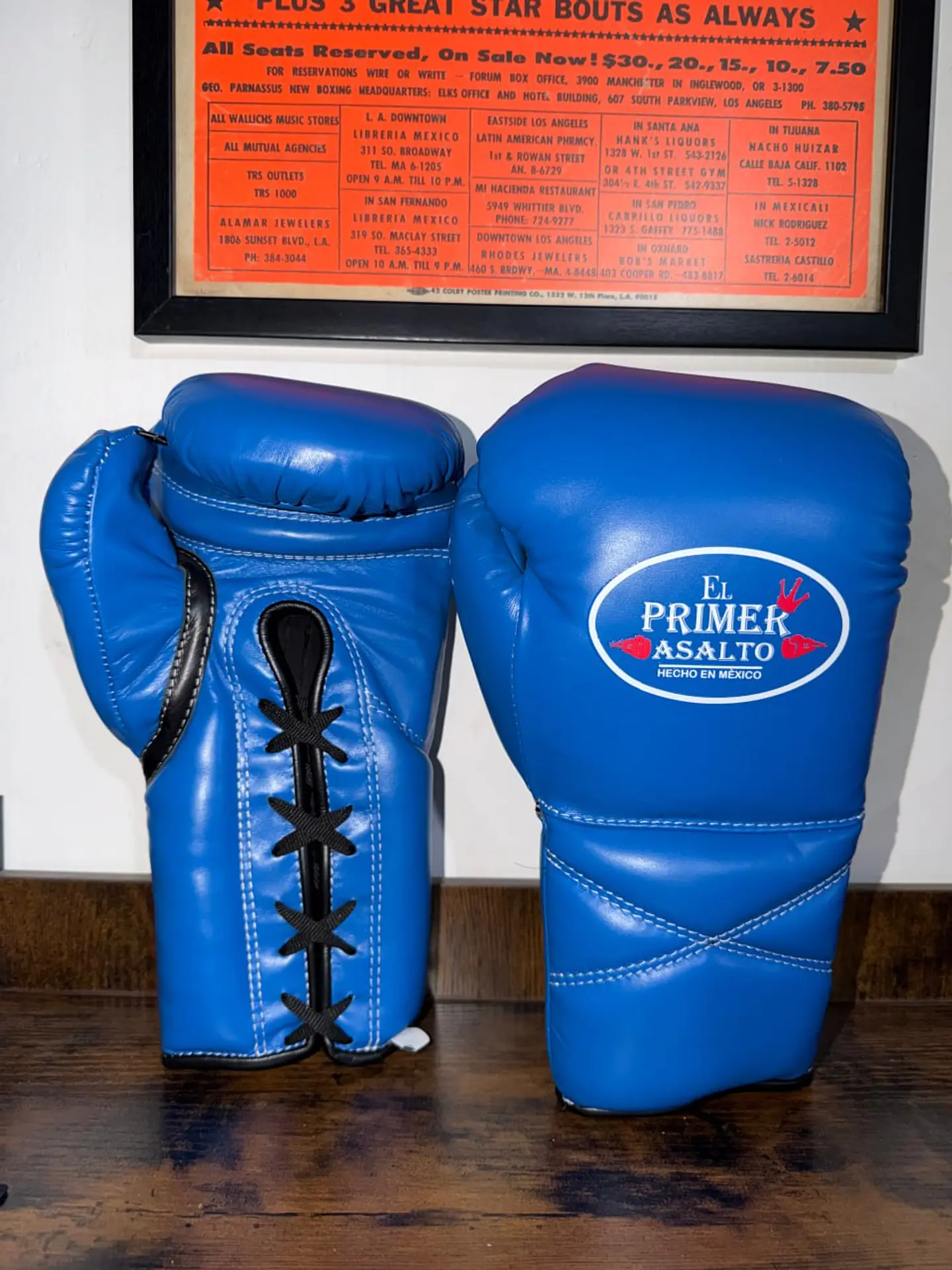 Guantes de Box Azules 2