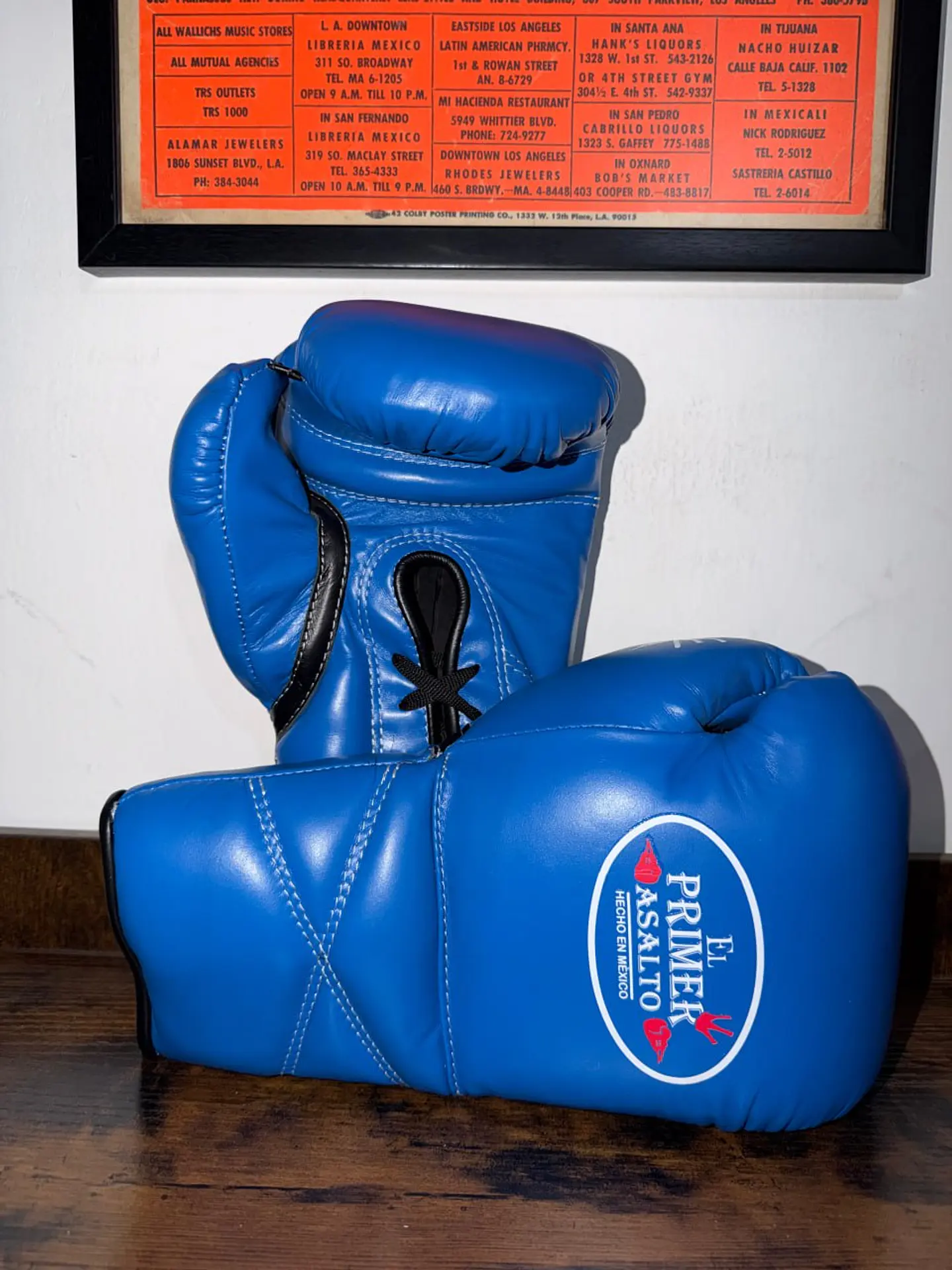 Guantes de Box Azules 3