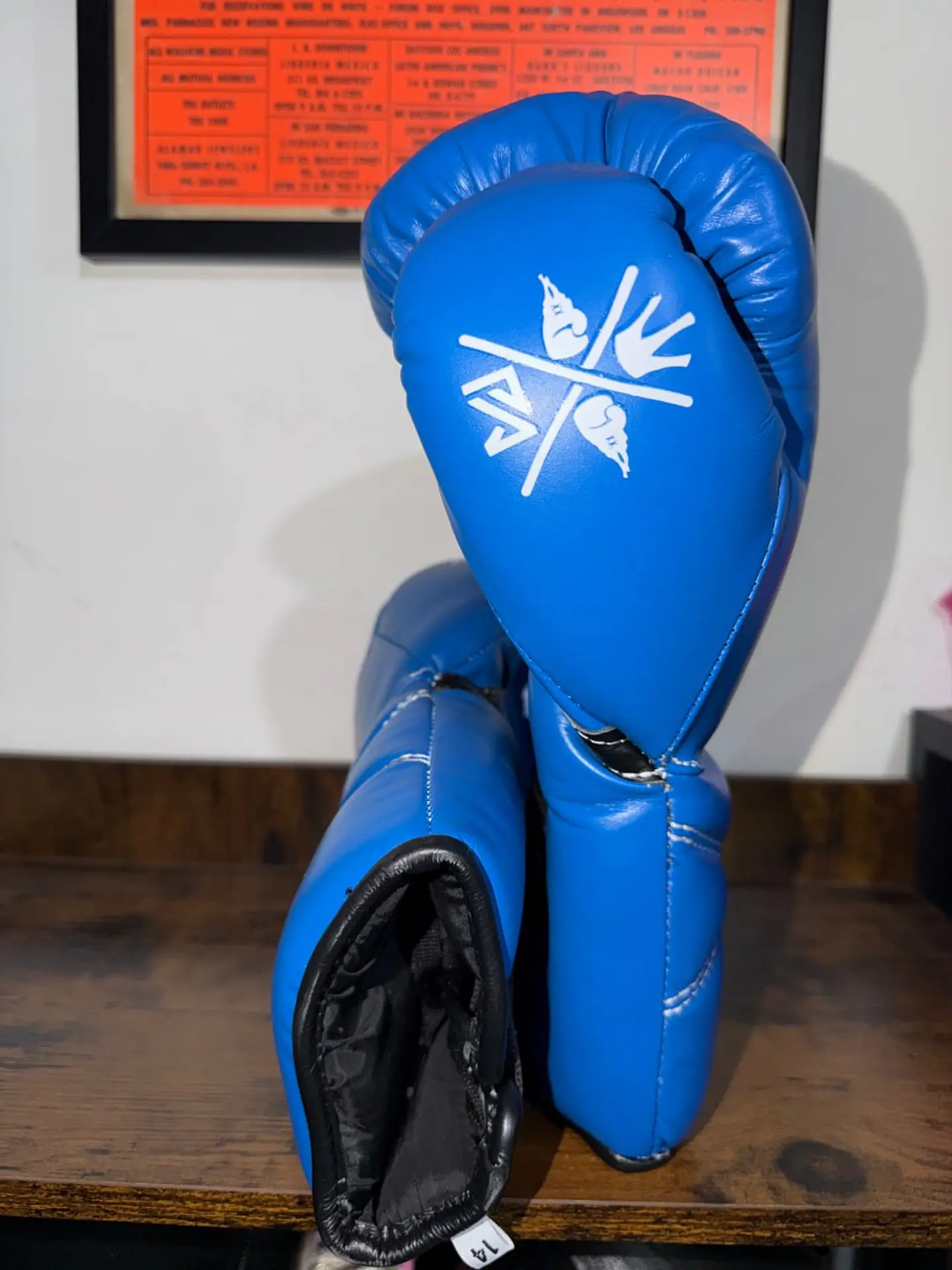 Guantes de Box Azules 4