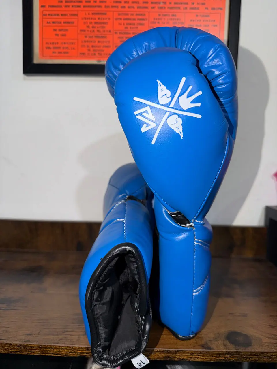 Guantes de Box Azules 4
