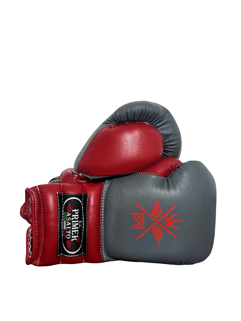 Guantes de Box Gris/Rojo 2
