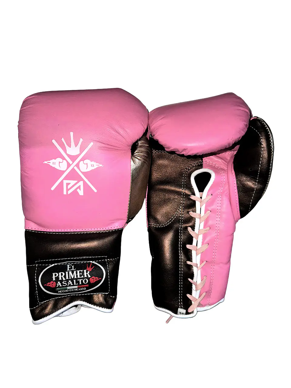 Guantes de Box Rosa/Latón 2