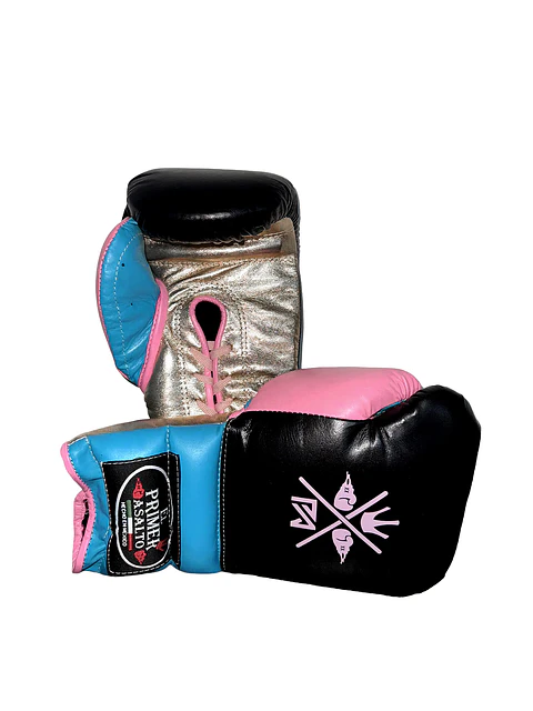 Guantes de Box Dorado/Rosa