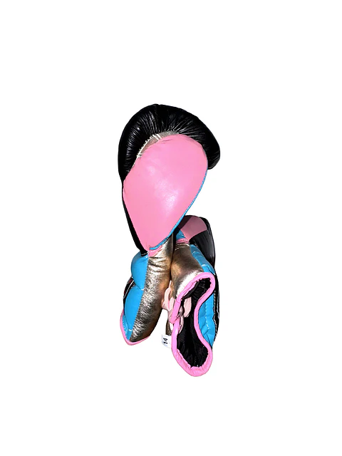 Guantes de Box Dorado/Rosa