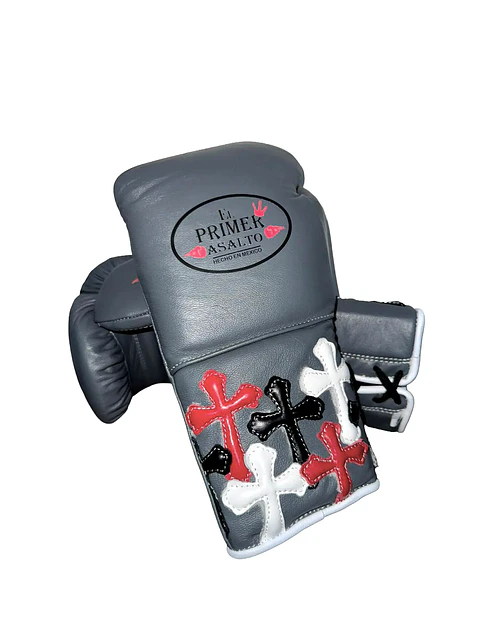 Guantes de Box Cruces Gris