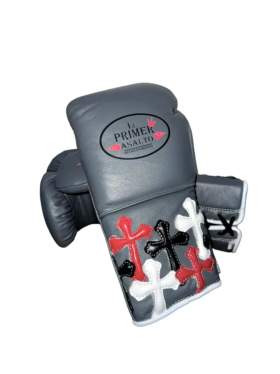 Guantes de Box Cruces Gris 1