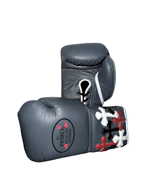 Guantes de Box Cruces Gris