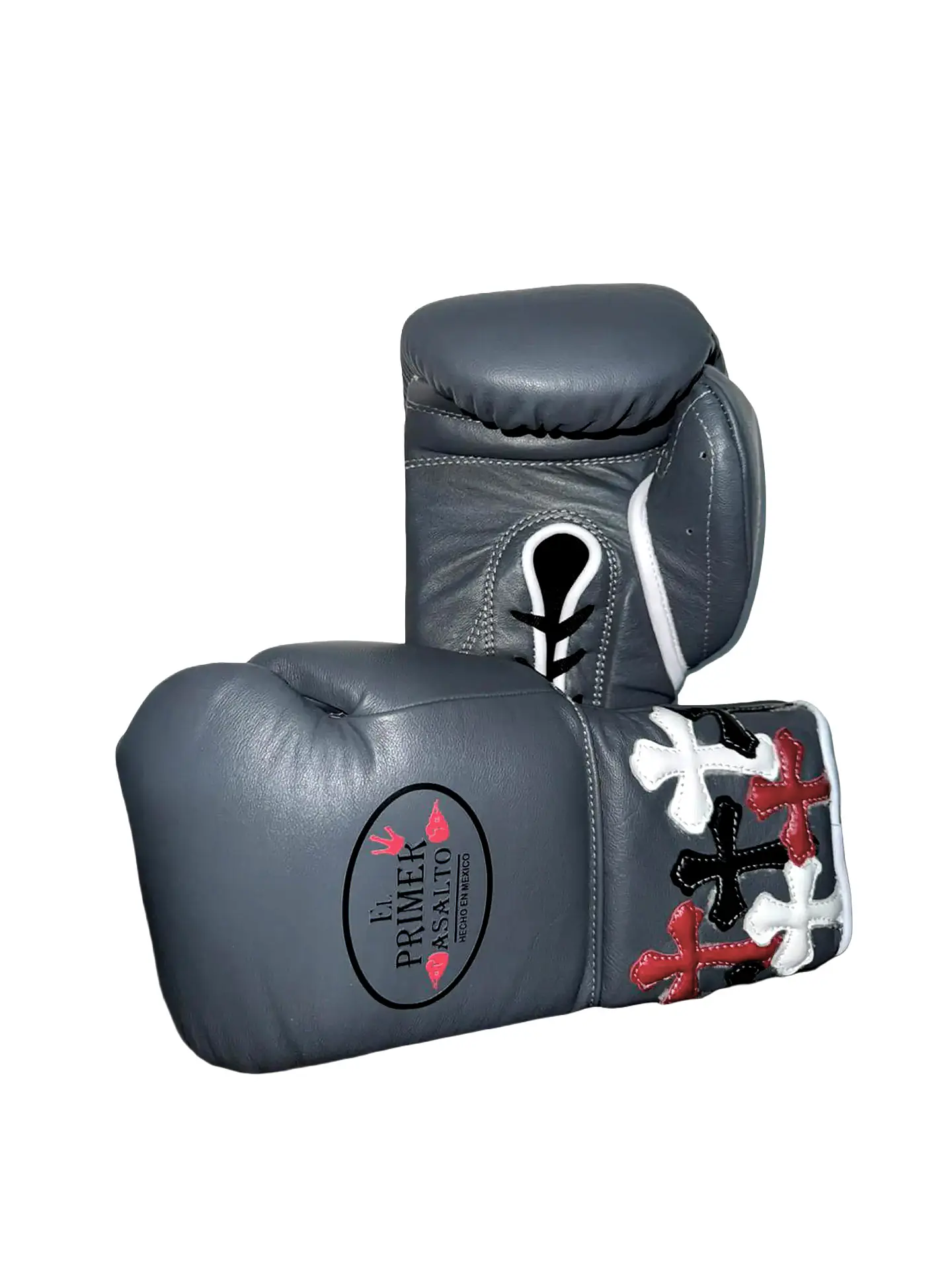 Guantes de Box Cruces Gris 2