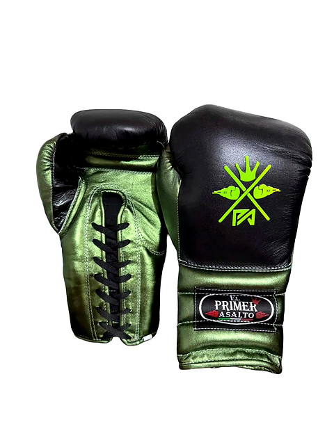 Guantes de Box Negro/Verde