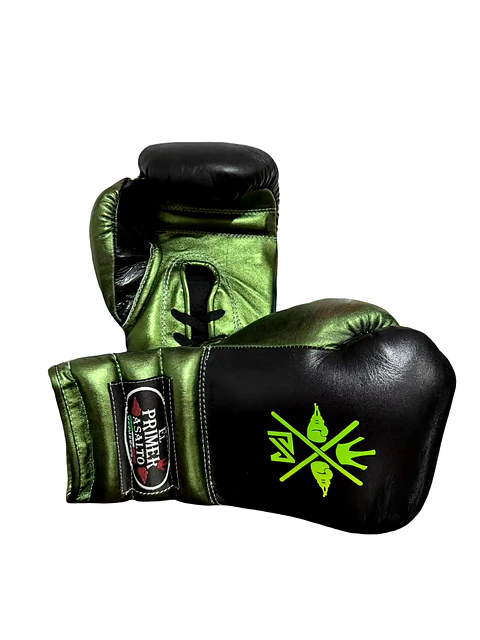 Guantes de Box Negro/Verde