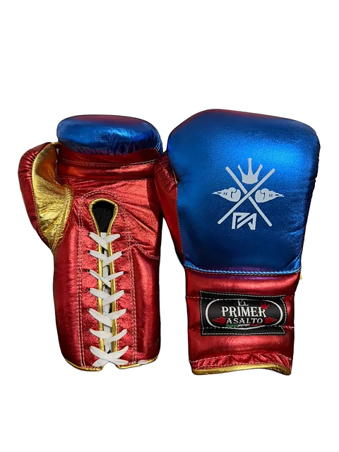 Guantes de Box Azul/Rojo/Oro