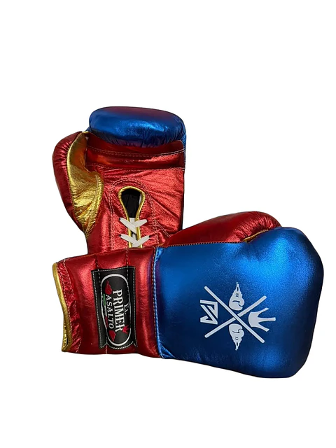 Guantes de Box Azul/Rojo/Oro