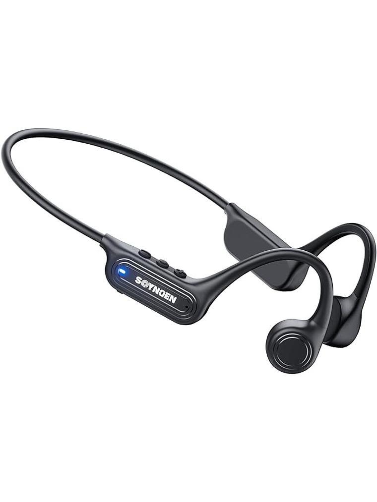 Auriculares de conducción ósea, Bluetooth 6.0 con micrófono, IP56 impermeables 1