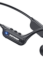 Auriculares de conducción ósea, Bluetooth 6.0 con micrófono, IP56 impermeables - Miniatura 1