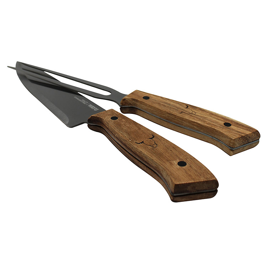 Set Cuchillo + Tenedor Inox Wayu