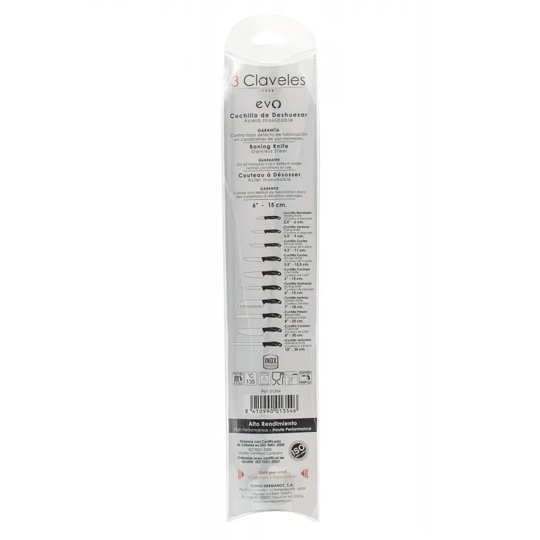 Cuchillo Deshuesar 15cm Evo 3