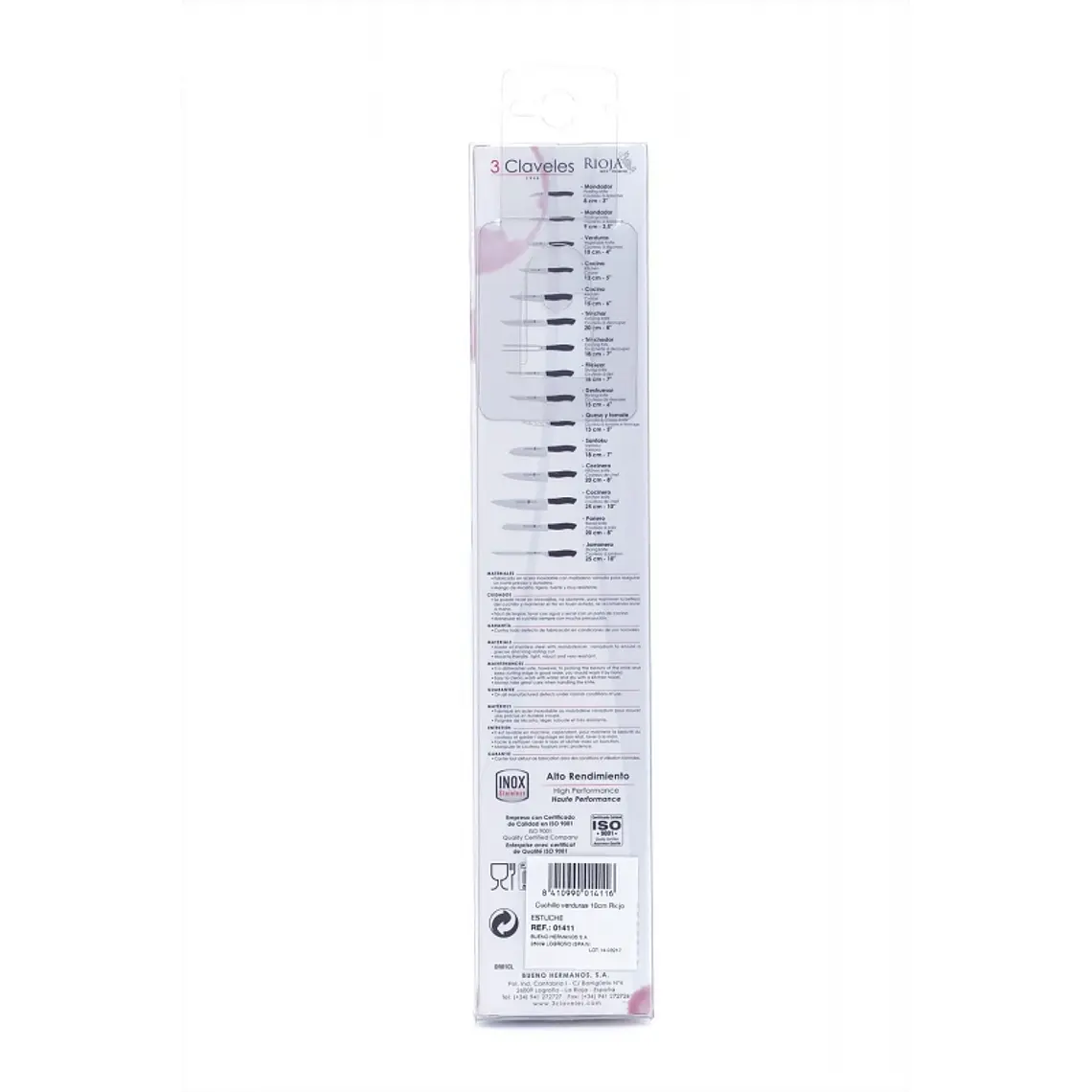 Cuchillo Verduras 10cm Rioja 4
