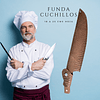 Funda para Cuchillos 100% Cuero Muflon Chile