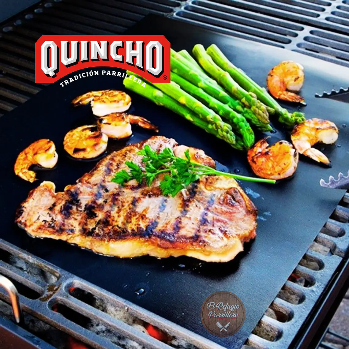 Lamina antiadherente para parrilla Quincho 2
