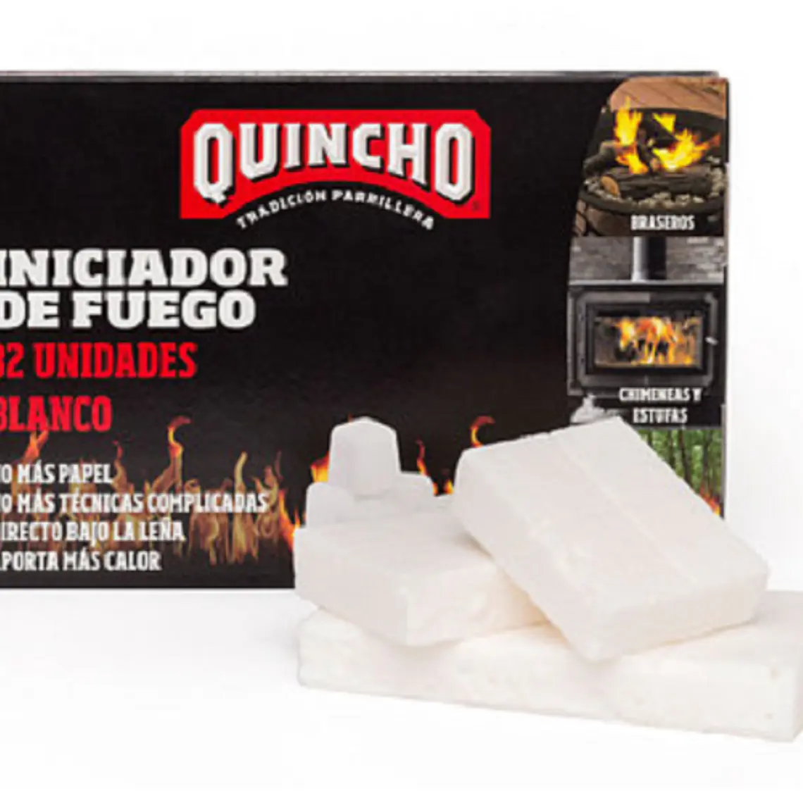 Caja 32 pastillas de Iniciador de Fuego Quincho 6