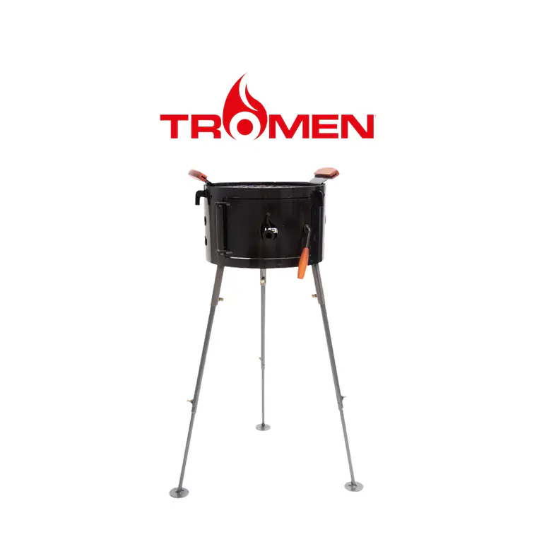 Parrilla Para Asados A Carbón Premium Tromen Duomo 380 4