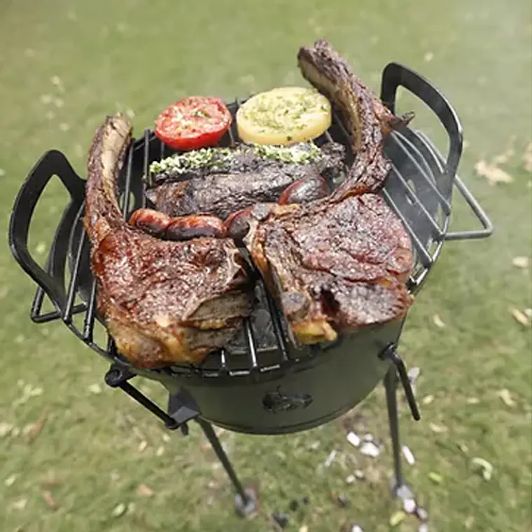 Parrilla Para Asados A Carbón Premium Tromen Duomo 380 2