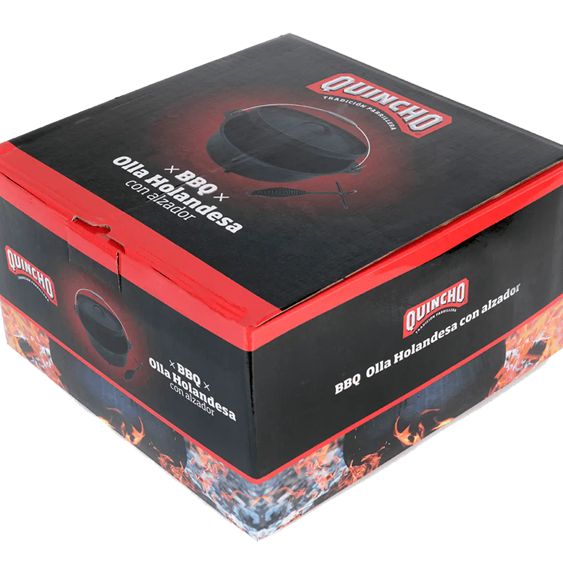Olla Holandesa Hierro Fundido Premium Quincho Bbq 2