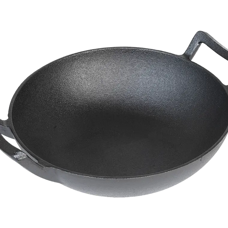 Wok Fierro Fundido Cocina Sarten Premium 31 Cm Quincho Bbq 1