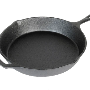 Sarten Fierro Fundido 30 Cm Con Vaciador Quincho Bbq
