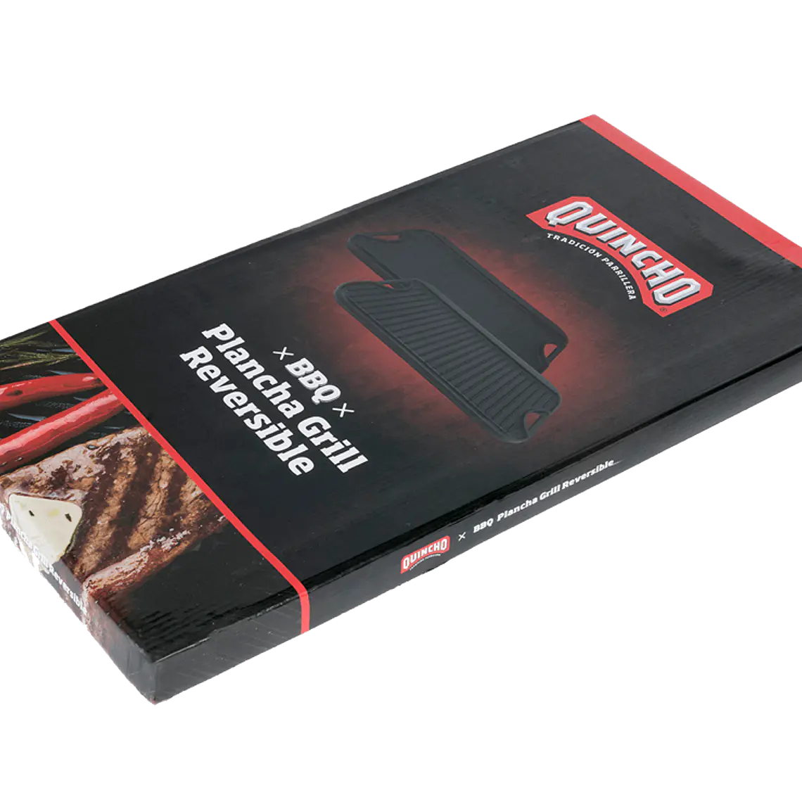 Plancha Grill Hierro Fundido Reversible Premium Quincho Bbq 2