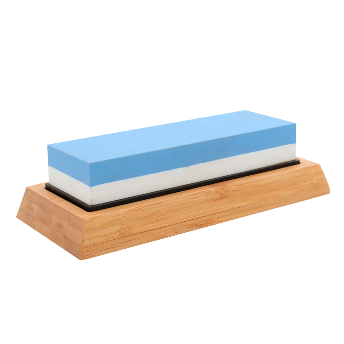 Piedra Afilar Cuchillos Base Madera Fácil Manejo Quincho Bbq 5