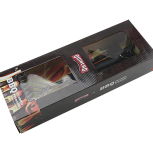 Escobilla Limpia Parrilla Premium Doble Espiral Quincho Bbq 44cm
