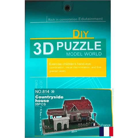 J139 PUZZLE 3D CASA FRANCESA