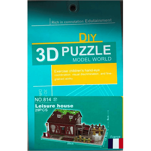 J140 PUZZLE 3D CASA FRANCESA 2
