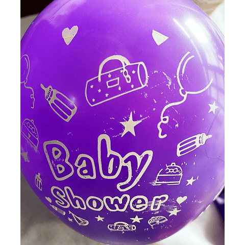 PT7788 GLOBOS X 25 BABY SHOWER