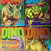 J083 X 4  PUZZLES DINO 3D