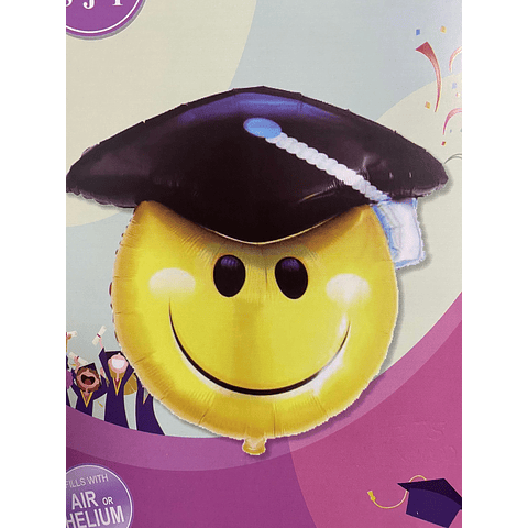 PT124 GLOBO EMOJI GRADUADO 