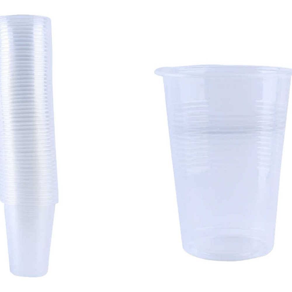 Vasos Plásticos Transparente 200ml 50pcs