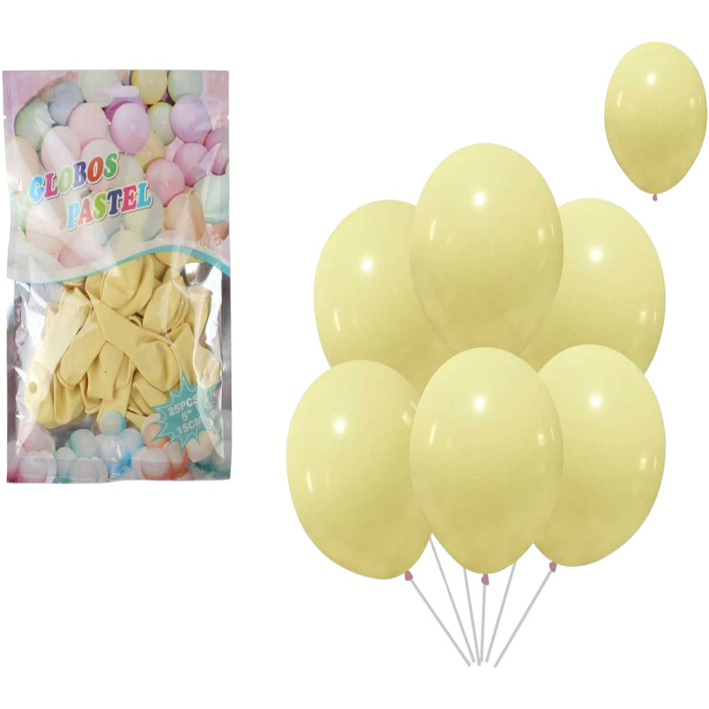 Globos Amarillo 15cm 25pcs