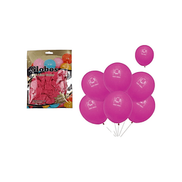 Globos Fucsia 25cm 50pcs 