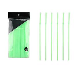 Bombillas Verde 5*21 Cm 100 Pcs