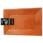 Bandeja Rectangular Naranja 32*23  cm 3 Pcs