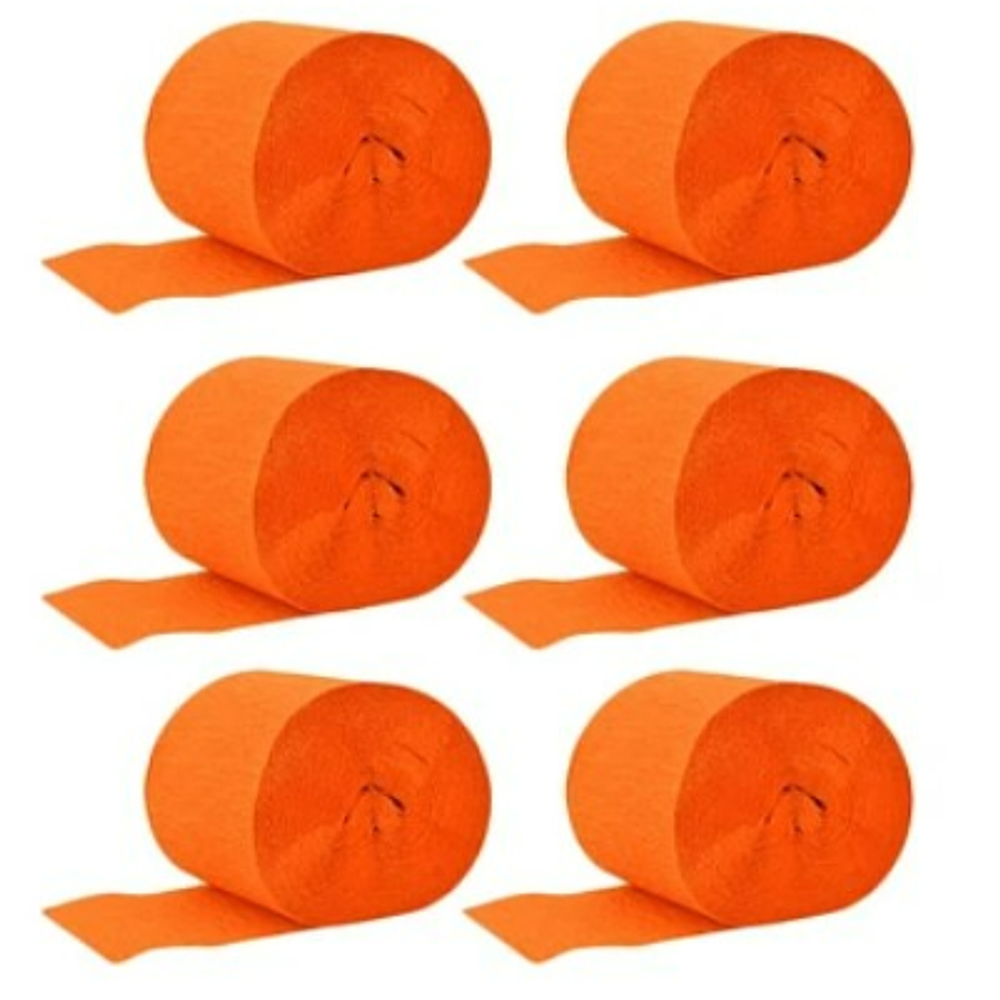 Feston Grueso Naranja 6pcs 3.5x10m