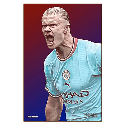 POSTERS - ASTROS DEL FUTBOL: Erling Haaland