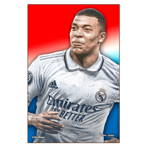 POSTERS - ASTROS DEL FUTBOL: Kylian Mbappé - RM