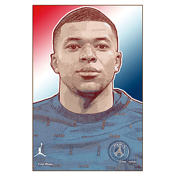 POSTERS - ASTROS DEL FUTBOL: Kylian Mbappé - PSG