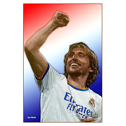 POSTERS - ASTROS DEL FUTBOL: Luka Modrić