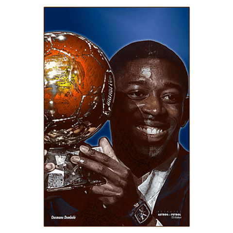 POSTERS - ASTROS DEL FUTBOL: Ousmane Dembélé
