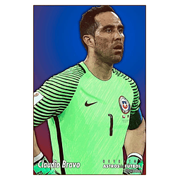 POSTERS - ASTROS DEL FUTBOL: Claudio Bravo