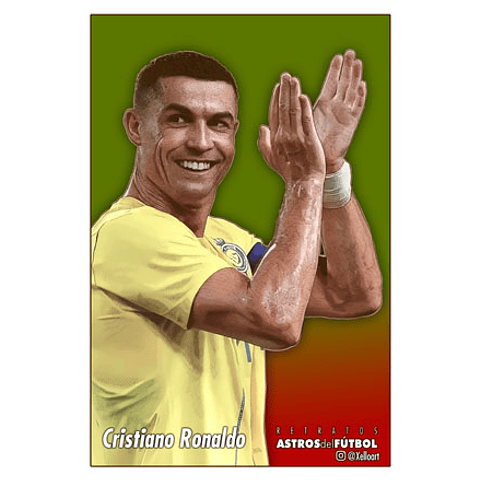 POSTERS - ASTROS DEL FUTBOL: Cristiano Ronaldo - L. Saudí